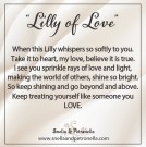 LILLY OF LOVE Øre sølv thumbnail