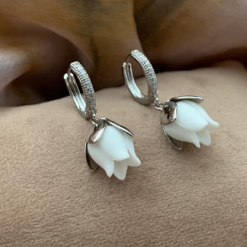 LILLY OF LOVE Øre sølv