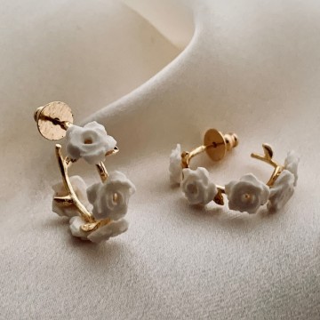 BLOMSTRING Hvit rose