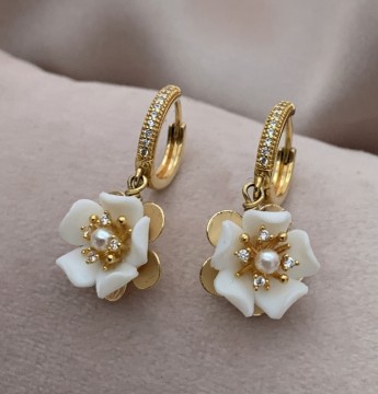 PEARL OF HOPE Øre guld