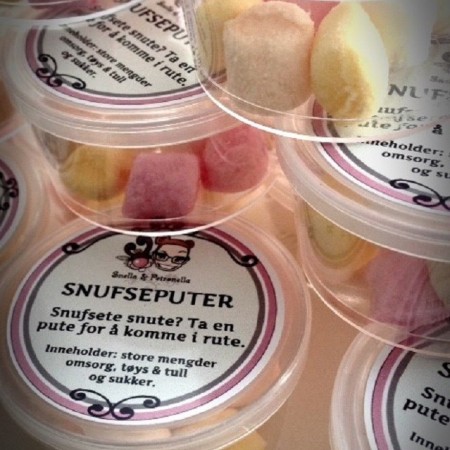 3-PAKK MED SNUFSEPUTER TIL SNUFSETE SNUTER